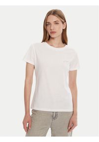 BOSS T-Shirt 50549184 Biały Regular Fit. Kolor: biały. Materiał: bawełna