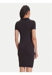 Guess Sukienka codzienna V5YK05 Z3OA0 Czarny Regular Fit. Okazja: na co dzień. Kolor: czarny. Materiał: syntetyk. Typ sukienki: proste. Styl: casual