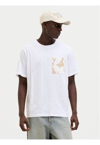 Jack & Jones T-Shirt Split 12272995 Biały Regular Fit. Kolor: biały. Materiał: bawełna #1