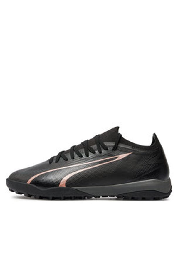 Puma Buty do piłki nożnej Ultra Match Tt 10775702 02 Czarny. Kolor: czarny. Materiał: skóra