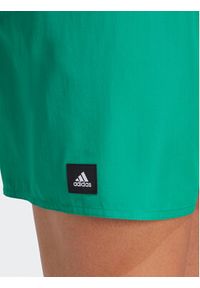 Adidas - adidas Szorty kąpielowe Logo CLX Short Length Swim Shorts HT2125 Zielony Regular Fit. Kolor: zielony. Materiał: syntetyk #6