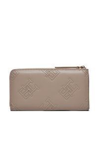 TOMMY HILFIGER - Tommy Hilfiger Duży Portfel Damski Th Refined Large Za Mono AW0AW15756 Szary. Kolor: szary. Materiał: skóra #3