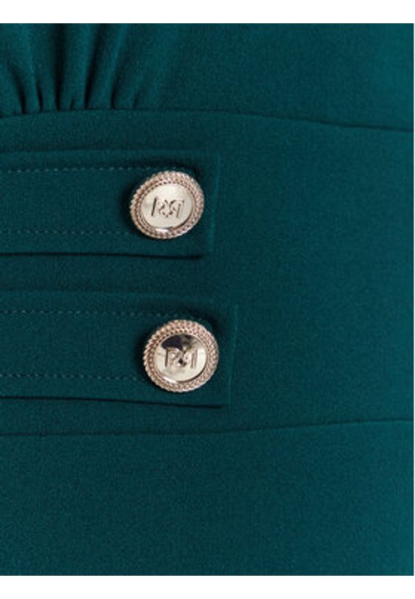 Rinascimento Sukienka koktajlowa CFC0126151003 Zielony Slim Fit. Kolor: zielony. Materiał: syntetyk. Styl: wizytowy