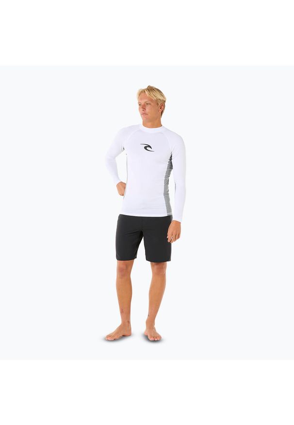 RIPCURL - Longsleeve do pływania męski Rip Curl Waves UPF Performance. Kolor: biały