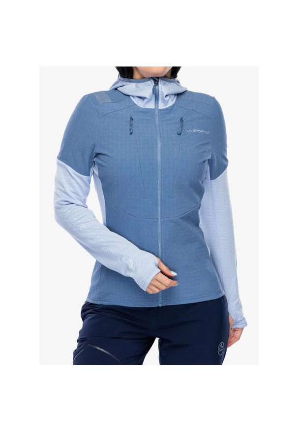 LA SPORTIVA - Bluza z kapturem damska La Sportiva Session Tech Hoody. Typ kołnierza: kaptur. Kolor: niebieski