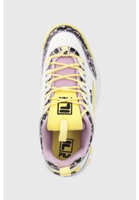 Fila sneakersy dziecięce FFT0062 DISRUPTOR F kolor żółty China. Nosek buta: okrągły. Zapięcie: sznurówki. Kolor: żółty. Obcas: na platformie #4