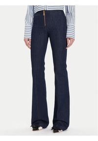 Elisabetta Franchi Jeansy PJ-05D-56E2-V390 Granatowy Regular Fit. Kolor: niebieski #1