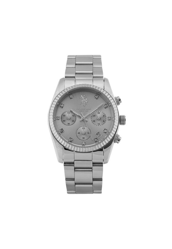 U.S. Polo Assn. Zegarek Amelie USP8319ST Srebrny. Kolor: srebrny