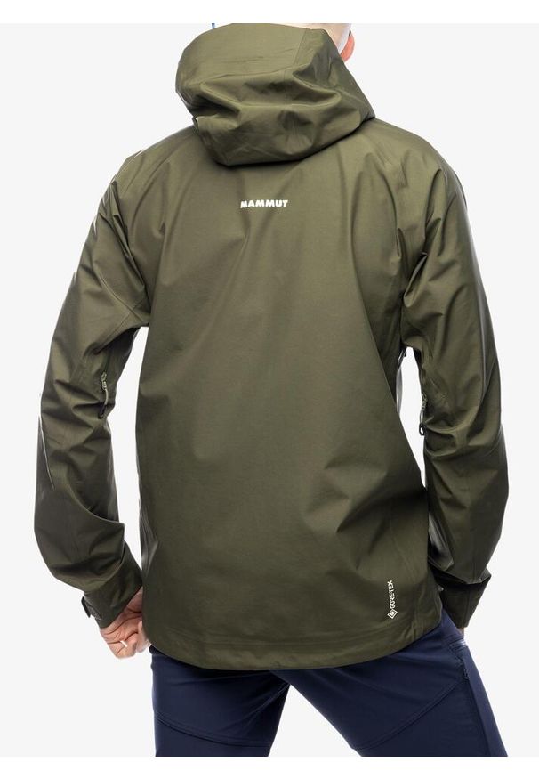 Kurtka z membraną męska Mammut Crater IV HS Hooded Jacket. Kolor: zielony