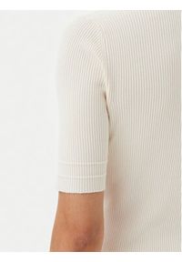 Morgan Sweter 251-MFEMI Beżowy Slim Fit. Kolor: beżowy. Materiał: wiskoza #4