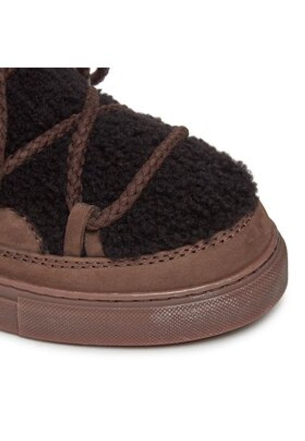 Inuikii Śniegowce Curly 75102-016 Brązowy. Kolor: brązowy. Materiał: materiał