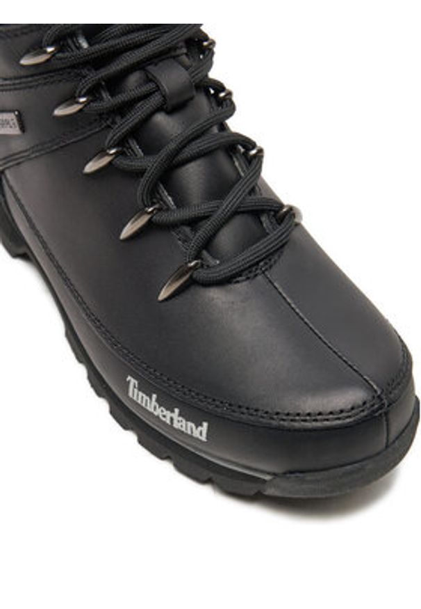 Timberland Trapery Euro Sprint A17JR/TB0A17JR0011 Czarny. Kolor: czarny. Materiał: skóra