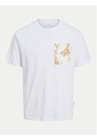 Jack & Jones T-Shirt Split 12272995 Biały Regular Fit. Kolor: biały. Materiał: bawełna #2
