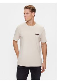 Wrangler T-Shirt 112341178 Biały Regular Fit. Kolor: biały. Materiał: bawełna
