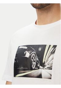 BOSS T-Shirt Te Motors 50566627 Biały Regular Fit. Kolor: biały. Materiał: bawełna #5