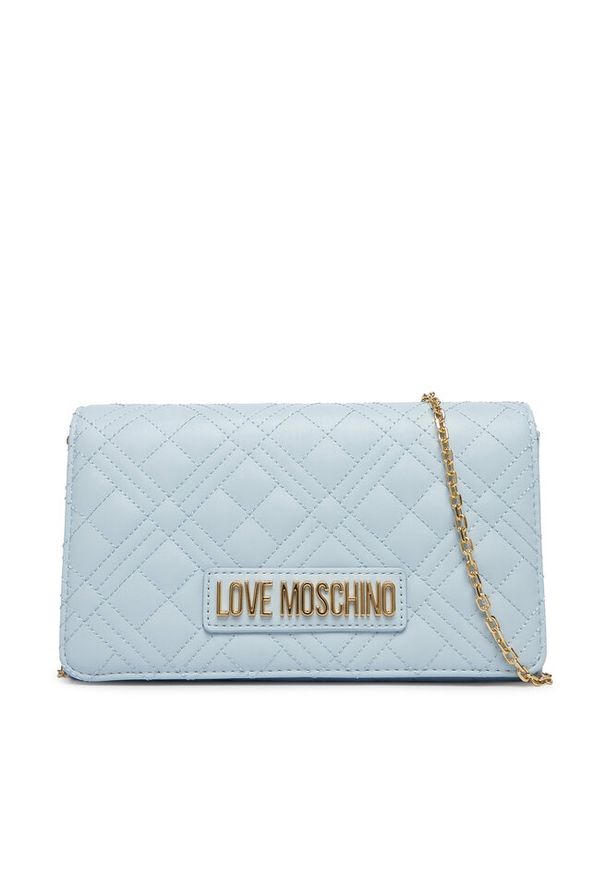 Love Moschino - Torebka LOVE MOSCHINO. Kolor: niebieski