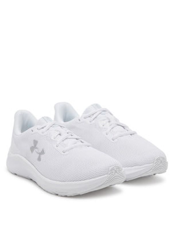 Under Armour Buty do biegania Ua W Charged Pursuit 4 3028261 Biały. Kolor: biały. Materiał: materiał