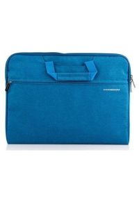Torba na laptopa MODECOM Highfill 13.3 cali Niebieski. Kolor: niebieski. Materiał: materiał #1