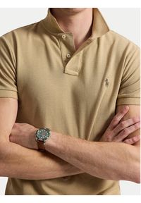 Polo Ralph Lauren Polo 710536856511 Beżowy Regular Fit. Typ kołnierza: polo. Kolor: beżowy. Materiał: bawełna #5