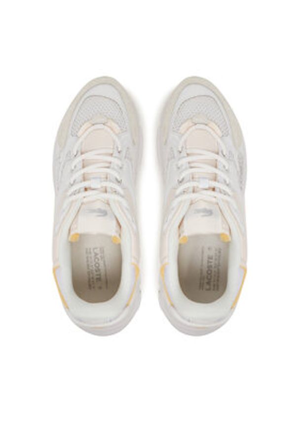 Lacoste Sneakersy L003 7-49SMA0003 Biały. Kolor: biały. Materiał: materiał