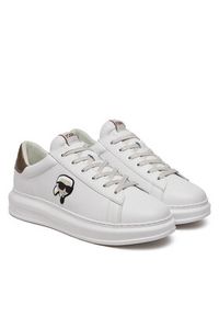 Karl Lagerfeld - KARL LAGERFELD Sneakersy Kapri KL52531M Biały. Kolor: biały. Materiał: skóra