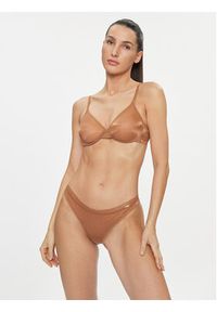 Gossard Stringi Glossies 6276 Brązowy. Kolor: brązowy. Materiał: syntetyk