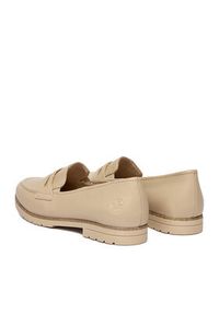Rieker Loafersy 45300-63 Beżowy. Kolor: beżowy. Materiał: skóra #3