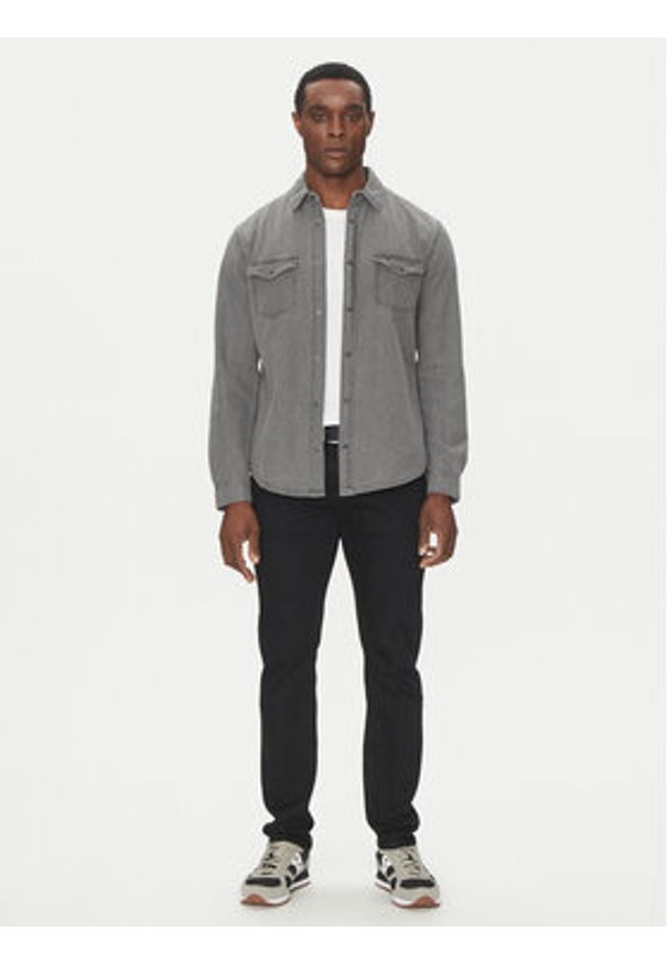 Only & Sons Koszula jeansowa Bane 22023247 Szary Regular Fit. Kolor: szary. Materiał: bawełna