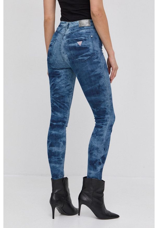 Guess - Jeansy. Stan: podwyższony. Kolor: niebieski