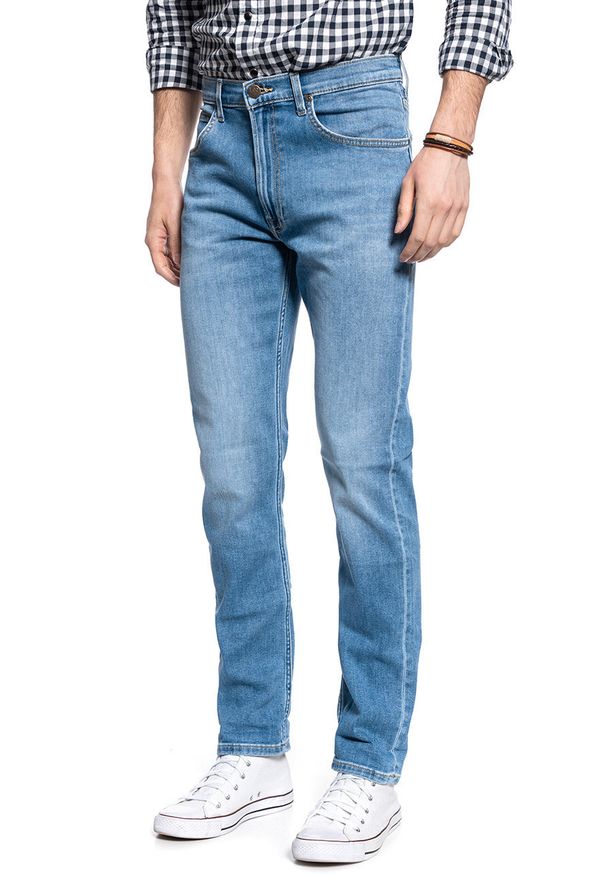 Lee - LEE BROOKLYN STRAIGHT MĘSKIE SPODNIE JEANSOWE LIGHT RAY L452NOTX 112110166