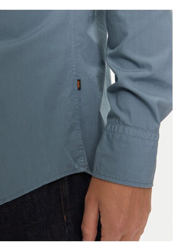 BOSS - Boss Koszula Relegant 50518304 Niebieski Regular Fit. Kolor: niebieski. Materiał: bawełna
