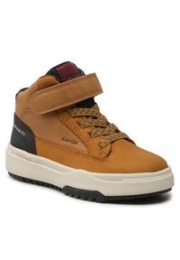 Geox Sneakersy J Bunshee B.Babx A J16FMA 0ME32 C2G9B M Brązowy. Kolor: brązowy. Materiał: nubuk, skóra #3