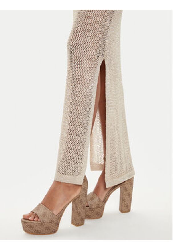 Guess Spódnica maxi Morgen W4YD1L Z37G0 Szary Regular Fit. Kolor: szary. Materiał: syntetyk