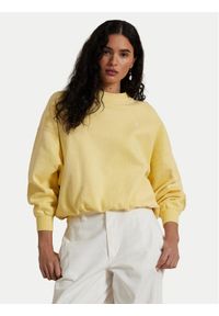 Polo Ralph Lauren Bluza 211965111001 Żółty Oversize. Typ kołnierza: polo. Kolor: żółty. Materiał: bawełna