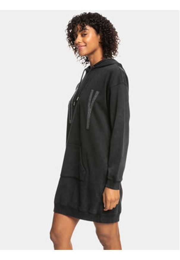 Roxy Sukienka codzienna Sound Waves Ktdr ERJKD03445 Szary Regular Fit. Okazja: na co dzień. Kolor: szary. Materiał: bawełna. Typ sukienki: proste. Styl: casual