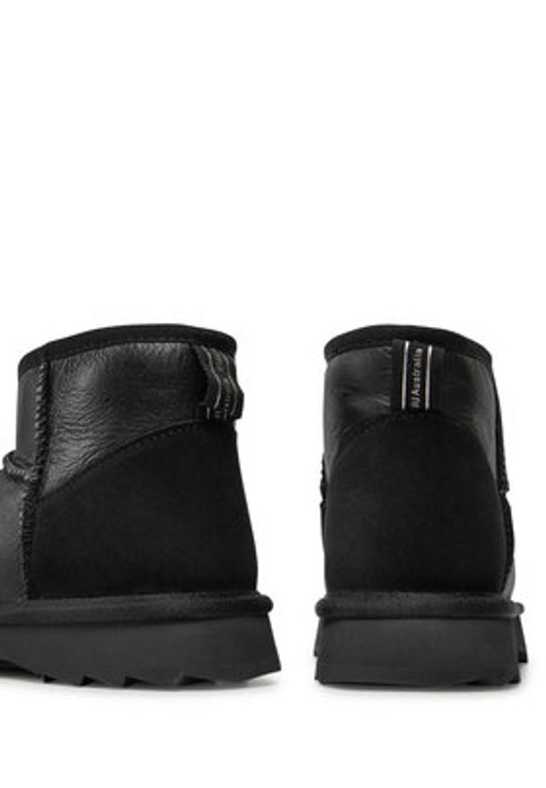 EMU Australia Śniegowce Sharky Micro Town W13154 Czarny. Kolor: czarny. Materiał: skóra