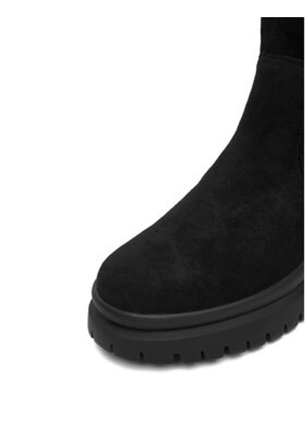 DeeZee Kozaki HX24003-1 Czarny. Kolor: czarny. Materiał: materiał