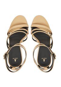 Patrizia Pepe Sandały 2X0043/L048 Beżowy. Kolor: beżowy. Materiał: skóra #3