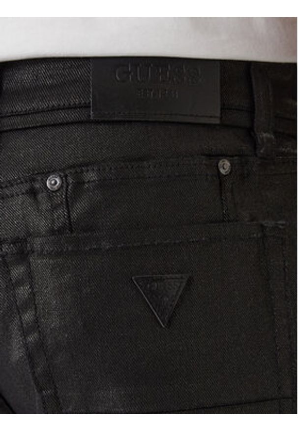 Guess Jeansy M6RAR7 D6460 Czarny Regular Fit. Kolor: czarny