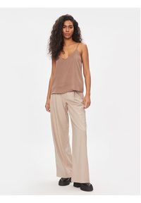 Marella Top Orda 2413161041200 Brązowy Regular Fit. Kolor: brązowy. Materiał: syntetyk #3