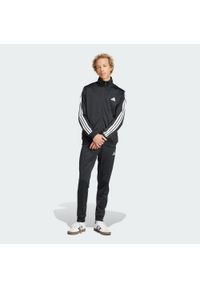 Adidas - Dres Sportswear Basic 3-Stripes Tricot. Kolor: czarny. Materiał: dresówka. Sport: fitness