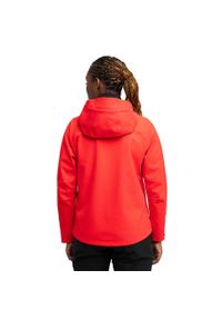 SIROKO - Damska kurtka trekkingowa hardshell Siroko Inca. Kolor: czerwony. Materiał: hardshell