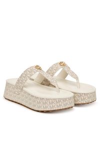 MICHAEL Michael Kors Japonki Koya Flip Flap 40R6KOFA2B Écru. Kolor: kremowy. Materiał: skóra #4