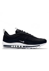 Buty do chodzenia męskie Nike Air Max 97. Zapięcie: sznurówki. Kolor: czarny. Materiał: syntetyk, tkanina, skóra, materiał. Szerokość cholewki: normalna. Model: Nike Air Max. Sport: turystyka piesza