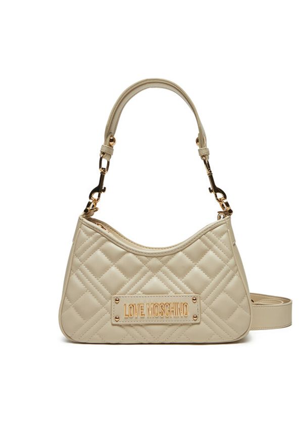 Love Moschino - LOVE MOSCHINO Torebka JC4152PP1MLA0110 Écru. Materiał: skórzane