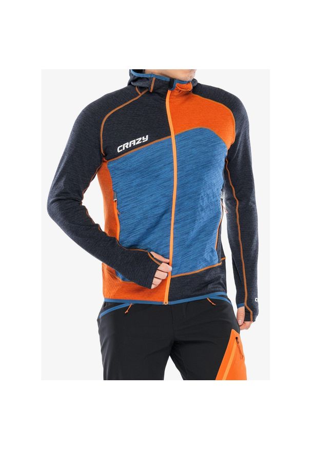 CRAZY - Bluza trekkingowa męska Crazy Pull Resolution Light. Kolor: niebieski