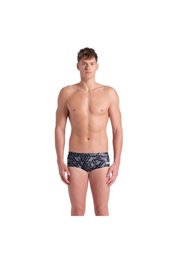 Szorty Kąpielowe Arena Escape Swim Low Waist Short. Kolor: czarny. Materiał: tkanina