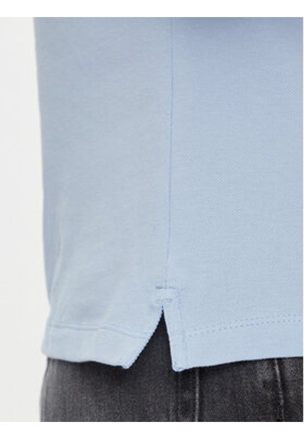 TOMMY HILFIGER - Tommy Hilfiger Polo 1985 Reg Pique Polo Ss WW0WW37820 Błękitny Regular Fit. Typ kołnierza: polo. Kolor: niebieski. Materiał: bawełna