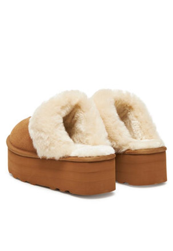 DeeZee Kapcie DZ-AW12 Brązowy. Kolor: brązowy. Materiał: materiał