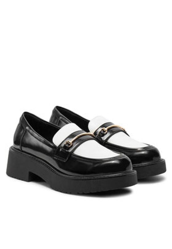 Aldo Loafersy Grundgens 13804482 Czarny. Kolor: czarny. Materiał: skóra